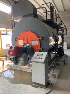 <span class=keywords><strong>Chaudière</strong></span> à eau chaude verticale à circulation naturelle basse pression, à tubes de fumée, à <span class=keywords><strong>gaz</strong></span> ou à mazout, d'<span class=keywords><strong>occasion</strong></span>, écoénergétique, pour centrale électrique - Product Image 5