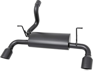 Marmitta di Scarico a Doppia Uscita Nera ad Alte Prestazioni Rough Country per <span class=keywords><strong>Jeep</strong></span> JL 2018-2024 - 96003 - Ingrosso Ricambi Auto dal Produttore - Product Image 2