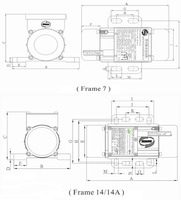Moteur Vibratoire Moteur Vibrationmotor Vibrating 10Hp Vibrate Generator Dynamomotor400w Motor Vivration Vibradora Concreto Moteur