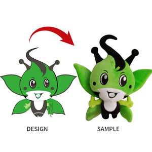 Low Moq ODM OEM Design personalizzato disegno bambola peluche, animale umanoide cuscino coperta mascotte personalizzata - Product Image 4