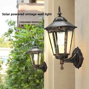 Lampe solaire LED murale moderne <span class=keywords><strong>en</strong></span> aluminium pour jardin et <span class=keywords><strong>route</strong></span>, avec détecteur de mouvement, s'allume automatiquement la nuit, 1,2 V - Product Image 4