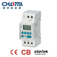 Temporizador Digital Programable THC-15A 16A, 220V, Montaje en Riel DIN, Controlador de Tiempo Semanal con Pantalla LCD, 16 Grupos, Grado Industrial IP65