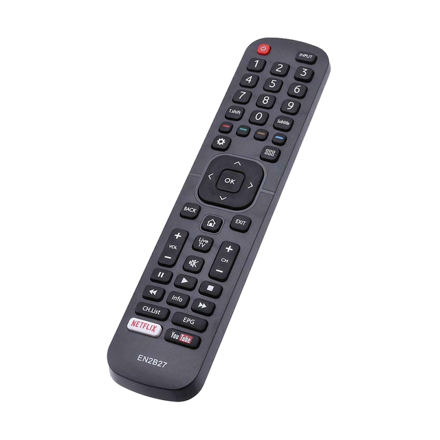 EN2BS27H Replacement Remote for Hisense 4K UHD TV Fixed Code 4 Buttons ABS Material Models 55R5 50R5 58R5 65R5 B7100 70B7100UW