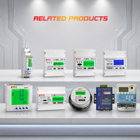 Medidor de Energía Digital Monofásico de 4 Módulos Fineco EM418-Mod 230V 10(100)A, Aprobado por MID, Medidor de Tarifa Dual, Modbus RTU/M-bus Clase 1