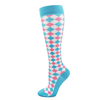 Chaussettes de compression pour hommes et femmes 20-30 MmHg Chaussettes de soutien graduées pour les infirmières en cours d'exécution de football