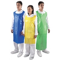 Tablier jetable imperméable pour barbier, tailles adulte et enfant, en PE, sans manches, pour usage de nettoyage