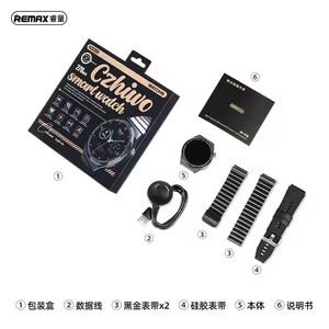 Remax WATCH9 programmabile braccialetto Smart braccialetto Fitness tracker per uomo - Product Image 5