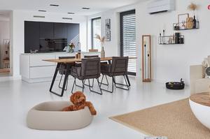 Bestseller: Luxuriöse, Wasserdichte, Orthopädische Hundebettmatte aus Latex mit Abnehmbarem und Waschbarem Bezug – Hundekissen, Haustierbett - Product Image 4