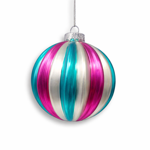 Adorno Navideño de Cristal de Colores en Forma de Bola, Soplado a Mano, Decoración para Árbol, Color Personalizado, Estilo Vintage, Ecológico, OEM, ODM, con Certificación BSCI - Product Image 4