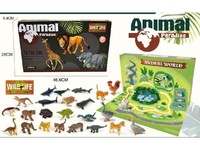 Calendriers de l'Avent Canards de Noël en caoutchouc 24 PCS Cadeau de fête de Noël pour les enfants