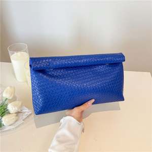 Bolsa de mao feminina portatil modelo <b>clutch</b> exclusiva em tecido de algodao estilo boemio personalizavel 100% algodao tamanho so - Product Image 3