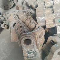 Repuestos para Trituradora de Martillo de Minería de Fundición Dorada, Cabeza de Martillo de Impacto de Acero con Alto Contenido de Manganeso con Fundición para Minería de Minerales