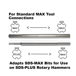 Resistente Max-Lock martello rotativo punta di prolunga <span class=keywords><strong>SDS</strong></span> MAX connessione <span class=keywords><strong>adattatore</strong></span> di montaggio per la punta di collegamento in lega in muratura - Product Image 6