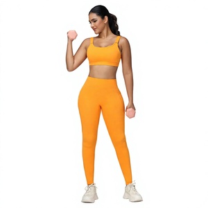 Conjunto Deportivo Premium para Mujer, Bra Deportivo y Leggings de Cintura Alta para Yoga, Gimnasio, Entrenamiento, Fitness, Running, Ropa Deportiva Elástica y Cómoda - Product Image 1
