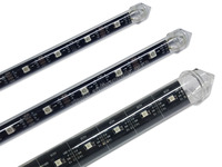 Tubes LED Météore Colorés 360° SMD5050 DC12V 64 LED 32 Pixels pour Arbre Lumineux, Piste de Danse, Étanche IP67, CRI90 Élevé, Contrôle SPI, Dimmable