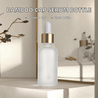 Emballage de luxe pour soins de la peau avec bouchon à vis, flacon compte-gouttes en verre de 1 oz pour huile capillaire, sérum et huile essentielle