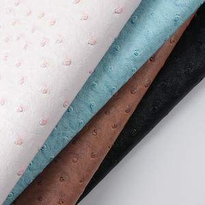 थोक ओस्ट्रिक बनावट pvc सिंथेटिक चमड़े के विभिन्न चमड़े के उत्पाद और बैग निर्माण कपड़े - Product Image 5