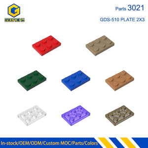 Gobricks Wholesale Moc Parts GDS-510 <strong>Building</strong> Bricks PLATE 2X3 Plates 3021 Compatible Brick <strong>Building</strong> Block Loose Parts - Product Image 1
