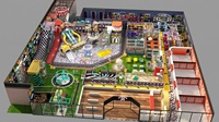 Fournisseur OEM : Ensembles de toboggans et piscines à balles souples pour enfants, pour sous-sols, centres commerciaux, parcs d'aventure et aires de jeux pour enfants