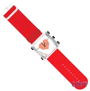 Stilvolle herzförmige Uhr stempel förmiges Gehäuse Armbanduhr Uhr für Frau