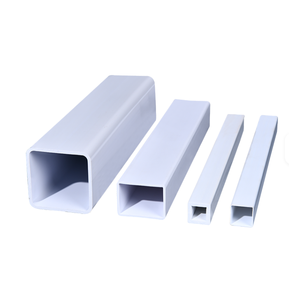 Profils de tuyaux rectangulaires en <span class=keywords><strong>PVC</strong></span> personnalisés, tuyaux rectangulaires en plastique <span class=keywords><strong>PVC</strong></span>, profilés en plastique extrudés - Product Image 3