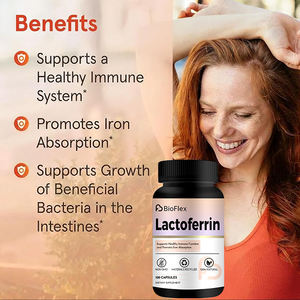 Капсулы лактоферина из коровьего молозива Bioflex OEM ODM Private Label, 500 мг, пищевая добавка, капсулы лактоферина - Product Image 3