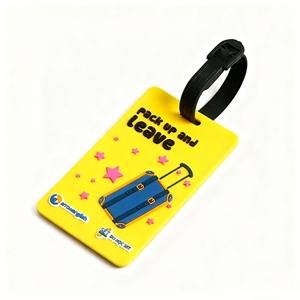 Etichette per Bagagli in Gomma Morbida Personalizzate, <span class=keywords><strong>Tag</strong></span> da Viaggio in PVC, Etichette Ecologiche in Gomma per Valigie - Product Image 2