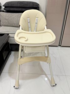 Chaise haute pour bébé, multifonctionnelle, pliable, siège en plastique, utilisation à domicile et à l'hôtel, chaise haute portable pour nourrissons - Product Image 4