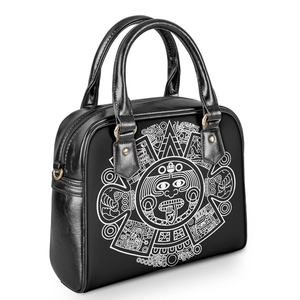Bolsos baratos Mexican Aztec Warrior Route 66 US Bolsos de cuero para mujer Bolsos estampados a pedido Bolsos de mujer Bolsos de lujo para mujer - Product Image 5