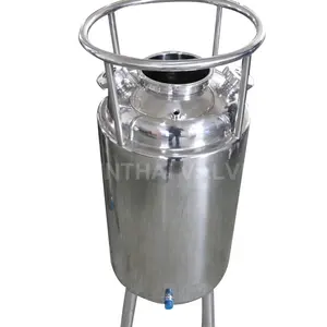 Jacketed Stainless Steel Tank 100LB Jacketed Recovery Solvent Tank