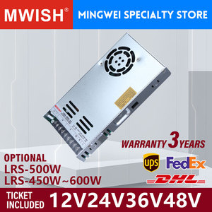 MWISH LRS-600-36 LED 드라이버 17A 36V 600W LED SMPS 스위칭 전원 공급 장치 - Product Image 4