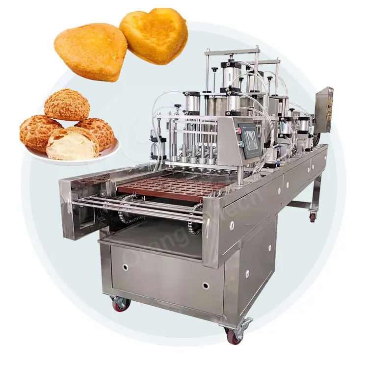 ORME fincan kek makinesi yapmak tek kafa fincan kek Depositor üretim hattı kek meyilli dolgu makinesi