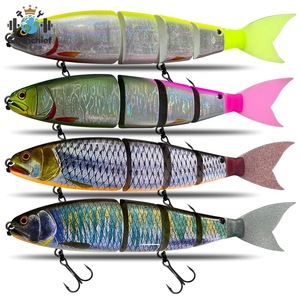 Nouvelle Arrivée : Leurre de Pêche en Mer à 4 Segments en Métal, 24,5 cm/105 g et 24,5 cm/118 g, Idéal <span class=keywords><strong>pour</strong></span> la Pêche au <span class=keywords><strong>Dorade</strong></span> en Rivière et Lac – <span class=keywords><strong>Meilleur</strong></span> Prix de Gros - Product Image 1