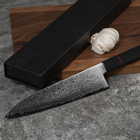 Offre Spéciale Vente en Gros et au Détail Couteau de Chef en Acier Inoxydable Damas de 6,7 Pouces en Forme de V pour la Cuisine, Couteau de Cuisine Japonais Durable