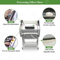 Machine électrique automatique de moulage et de façonnage de pâte à hot-dogs, de pain de mie et de baguettes pour la pâtisserie française