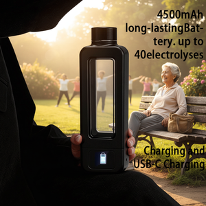 Générateur d'eau hydrogénée portable 350 ml, bouteille rechargeable par USB pour <span class=keywords><strong>la</strong></span> salle de sport, le bureau, les voyages, <span class=keywords><strong>la</strong></span> maison, avec batterie longue durée de 4500 mAh - Product Image 4