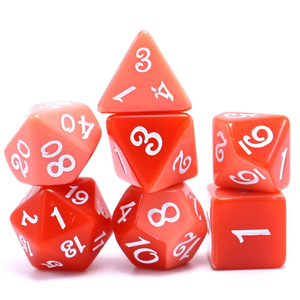 Dado poliédrico D20 de 34 mm moldeado a medida HS DICE, de acrílico ecológico y duradero, con efecto arcoíris, para juegos de rol y juegos de mesa como Dungeons & Dragons. - Product Image 2