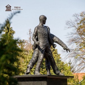 Estatua de Bronce de Padre e Hijo a Tamaño Real, Fundición por Cera Perdida, Escultura Conmemorativa <span class=keywords><strong>Familiar</strong></span> para Jardín o Parque, Personalizada, Venta al Por Mayor, OEM - Product Image 6