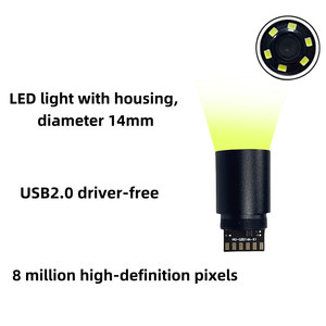 14.0mm Industrial USB endoscópio câmera módulo 8MP HD com AF foco automático para inspeção visual de dutos e máquinas - Product Image 6