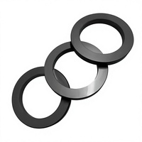 Bague d'étanchéité en carbure de silicium fritté SSiC polie, résistante à l'usure, dense, pour joints de pompes de machines industrielles, dessin personnalisé