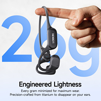LOBKIN US Stock disponible Écouteurs à conduction aérienne Sportifs à oreille ouverte avec carte TF 8 Go Idéaux pour la course et le cyclisme