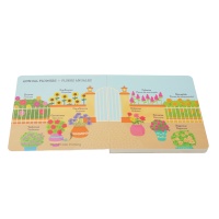 OEM Langlebiger Pappbuchdruck Vollfarbiger Individueller Pappbucheinband Kinderbuch für Frühes Lernen