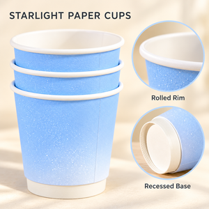 Vasos de Papel Desechables de Doble Pared para Café con Tapas, Logotipo Personalizado, 8/10/12/16/22oz, para Cafeterías y Comida para Llevar - Product Image 2