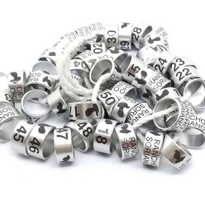 Anillos para pata de gorrión de alta calidad, anillos para pata de cóctel, banda de anillo de <span class=keywords><strong>paloma</strong></span> en venta - Product Image 1