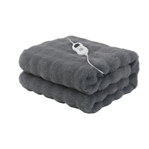 <span class=keywords><strong>Couverture</strong></span> électrique <span class=keywords><strong>chauffante</strong></span> de <span class=keywords><strong>luxe</strong></span> 2026, double couche, fausse fourrure de lapin, super douce, confortable et lavable, <span class=keywords><strong>couverture</strong></span> électrique matelassée - Product Image 6