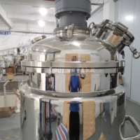 Mélangeur automatique de savon liquide en acier inoxydable, moteur AC, réacteur chauffant pour détergent, agitateur pour aliments et boissons, mélangeur pour produits chimiques