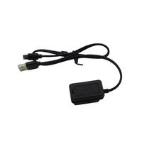 Câble USB étanche 2-en-1 double USB Type C avec deux ports de charge, câble d'extension externe pour panneau de sac à dos ou sac à bandoulière