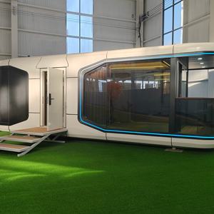 Portatile prefabbricato piccolo spazio casa capsula contenitore casa per hotel all'aperto parchi case coloniche fabbrica <span class=keywords><strong>vendita</strong></span> calda - Product Image 5