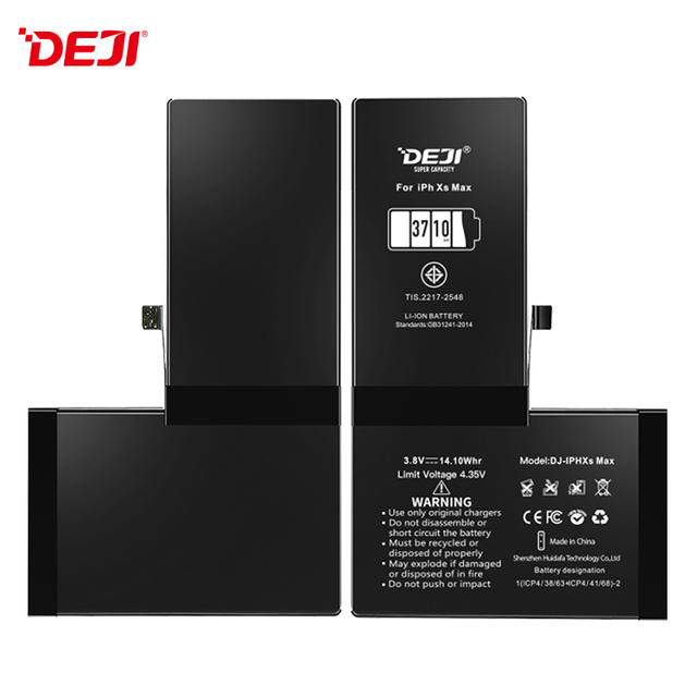 100% Capacity Mobile Phone Xs Max DEJI Batteryes Battery 5C for iphone XS Max 3710mAh 3174mAh Replacement Battery
