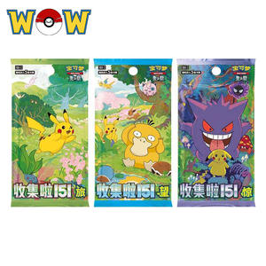 2025 vente chaude simplifié chinois carte à collectionner jeu de société aveugle boîte recueillir 151 premier partenaire affichage <span class=keywords><strong>Booster</strong></span> ensemble - Product Image 3